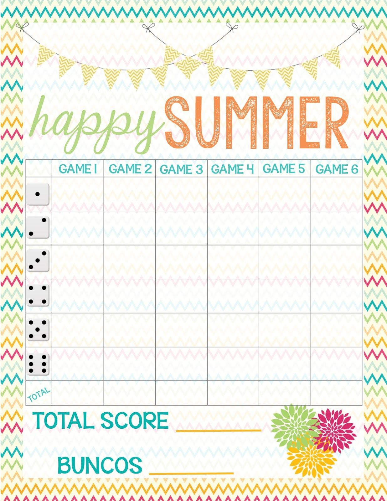 12 Best Bunco Score Sheets Ideas | Bunco Score Sheets, Bunco pertaining to Free Printable Bunco Score Sheets Summer
