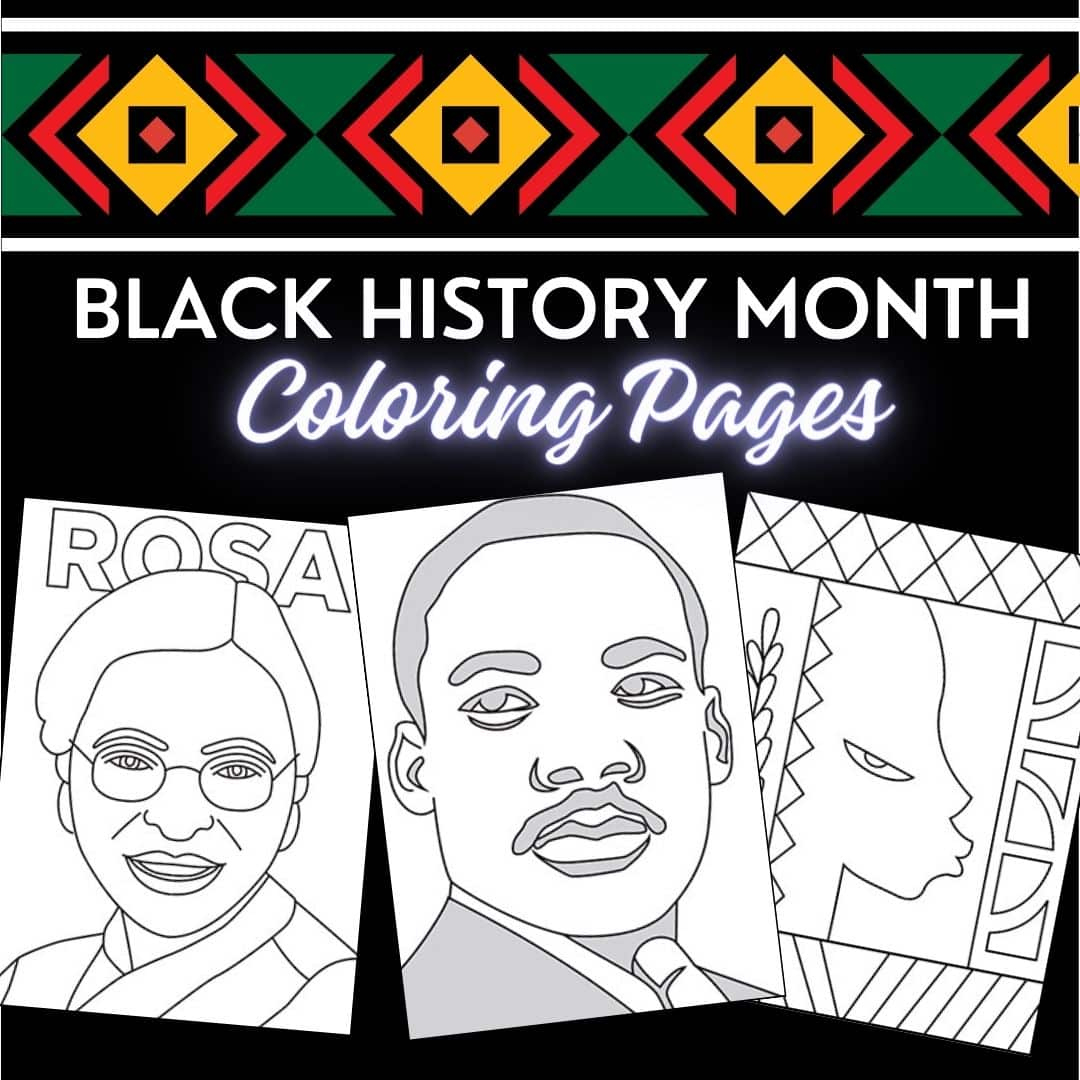 25+ Black History Month Coloring Pages (Printable Pdf Sheets with regard to Free Printable Black History Month Worksheets