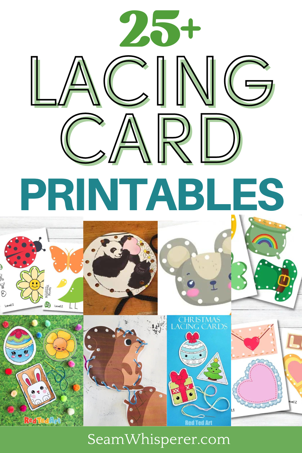 25+ Printable Lacing Cards {Free &amp;amp; Cheap Options} with Lacing Cards Free Printable