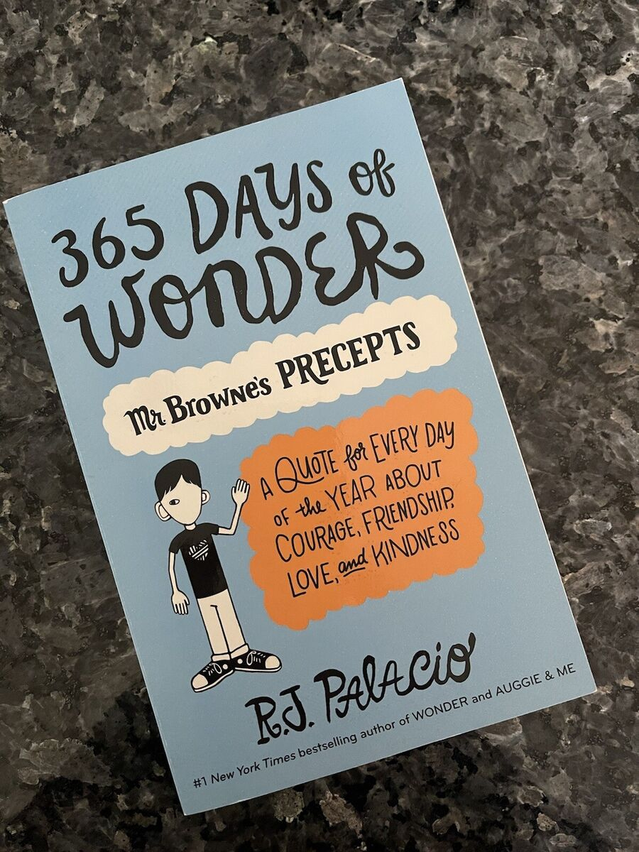 365 Days Of Wonder: Mr. Browne&amp;#039;S Precepts - Paperback inside Miracle Morning&amp;amp;#039;s a V E R&amp;amp;#039;s Printable