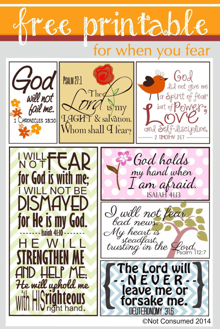 Printable Bible Verses Free