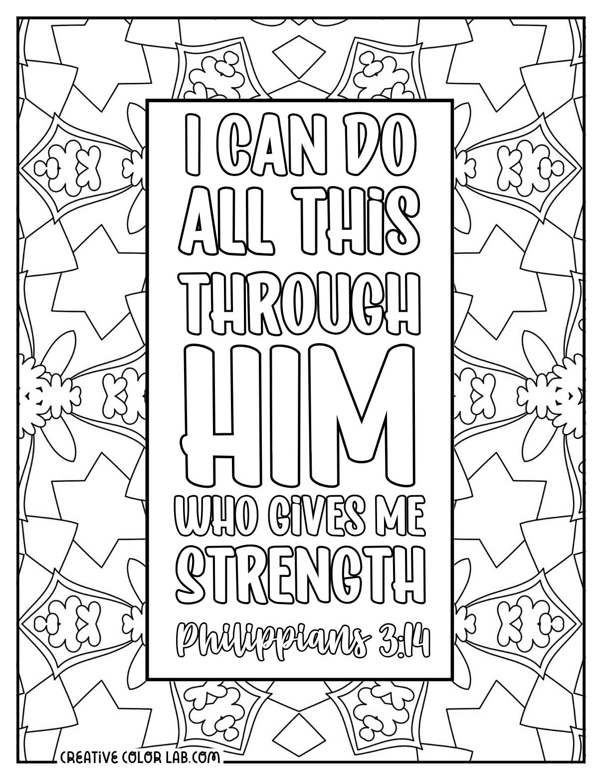 61 Bible Verse Coloring Pages | Free Printable Christian Quotes for Free Printable Bible Color Pages