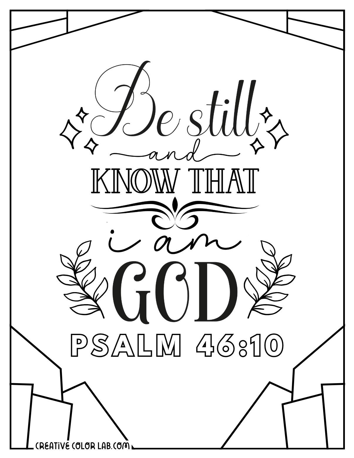 61 Bible Verse Coloring Pages | Free Printable Christian Quotes throughout Free Printable Bible Color Pages