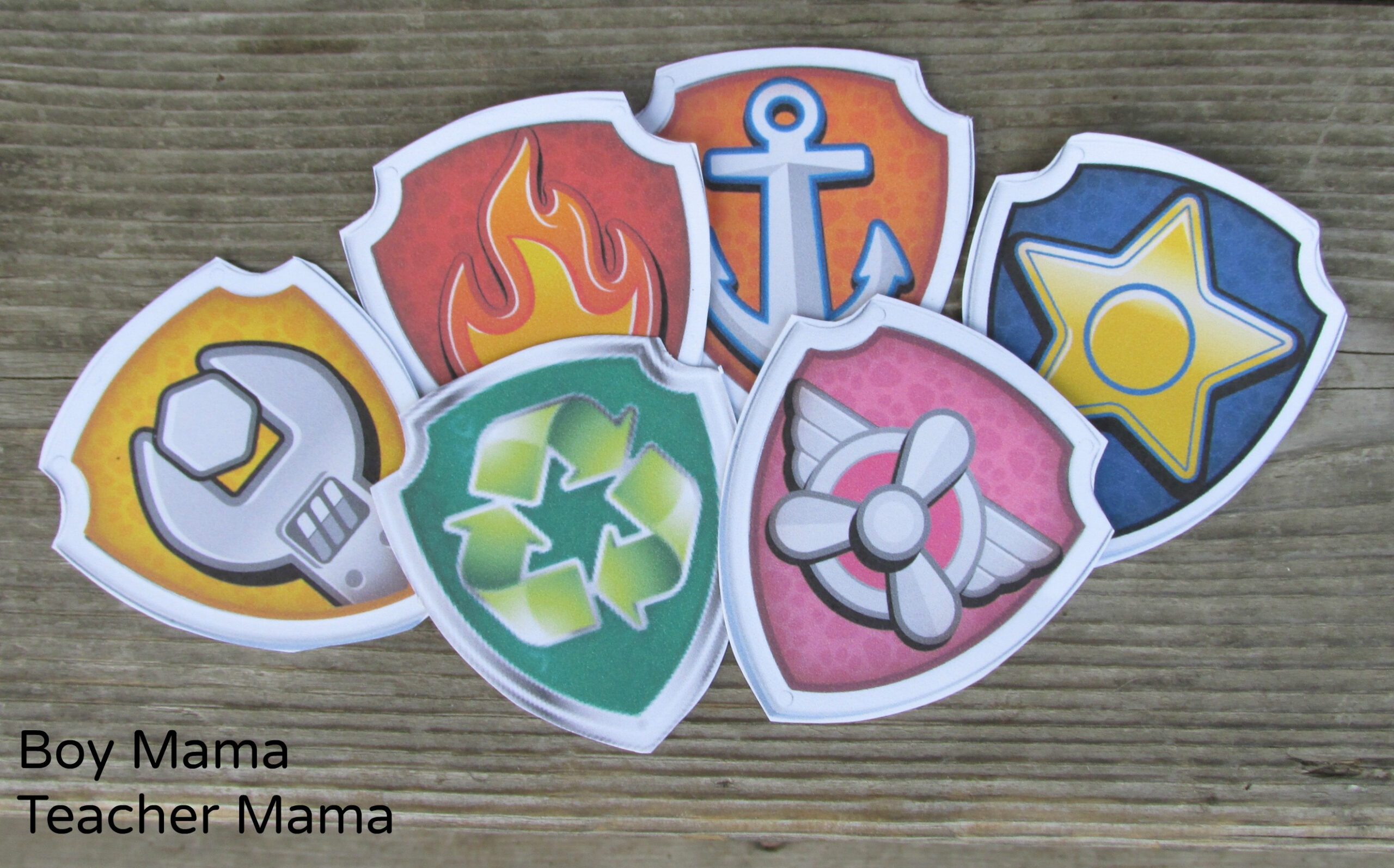Boy Mama: Free Paw Patrol Find The Badge Printable Game - Boy Mama pertaining to Free Printable Paw Patrol Badge Template