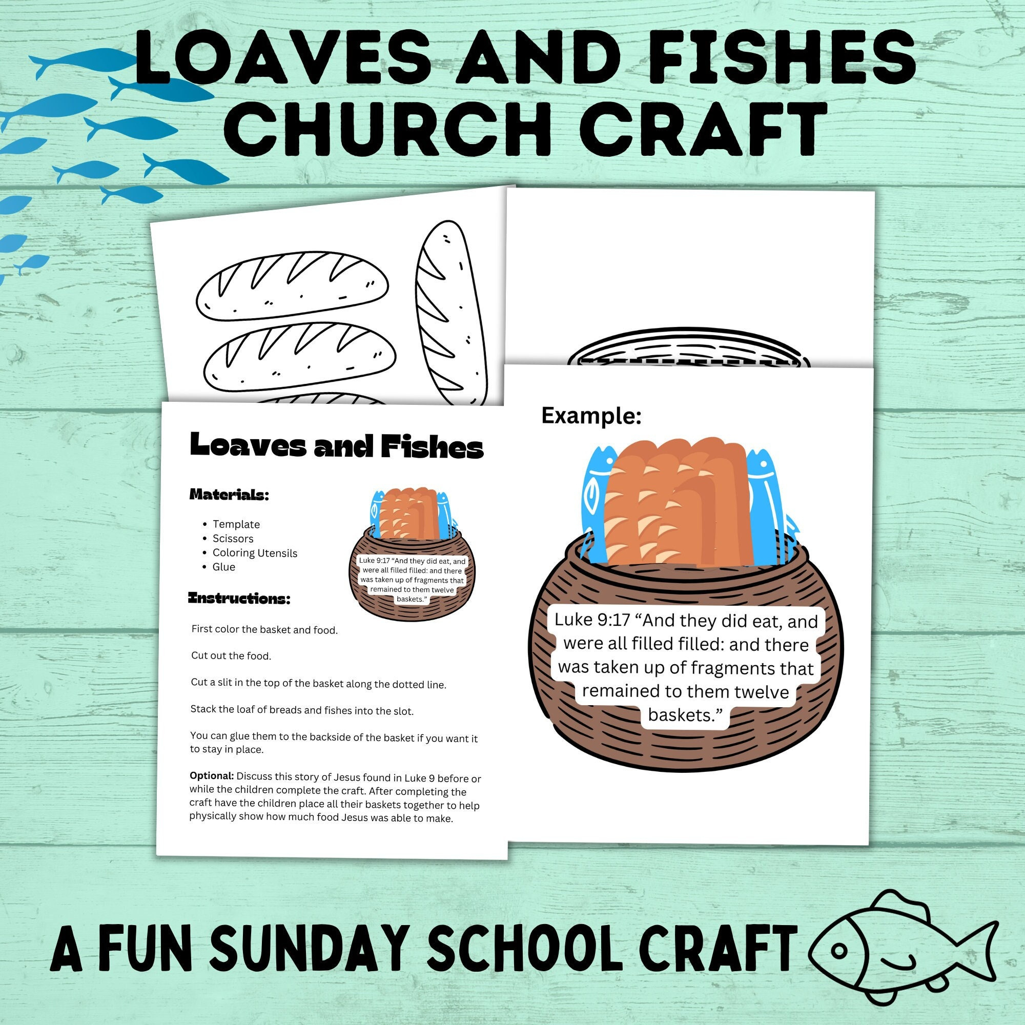 Bread Of Life | Loaves And Fishes Craft For Sunday School | Jesus with regard to Free Printable Loaves And Fishes Craft Activity