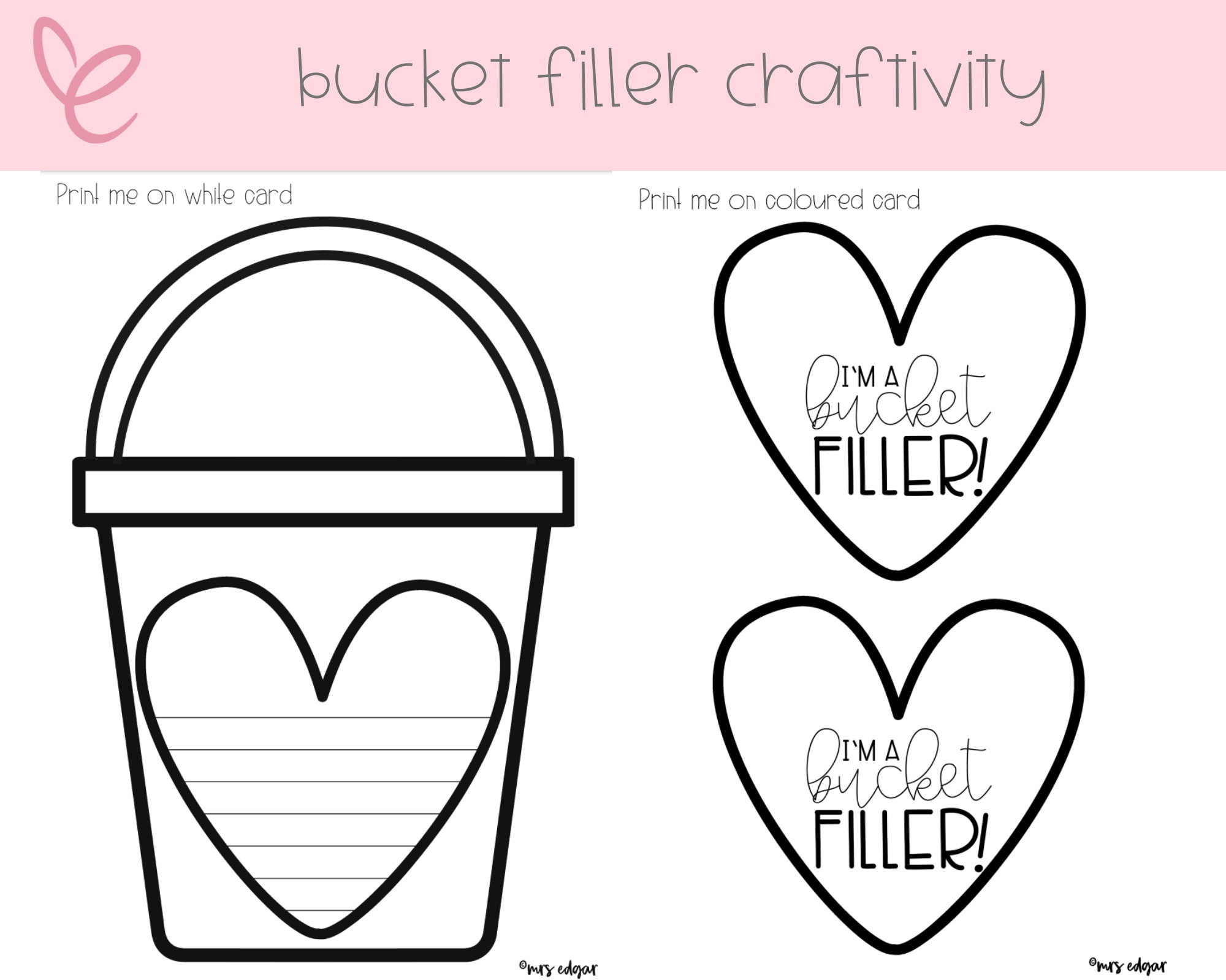 Bucket Fillers In The Classroom - The Teach Simple Blog throughout Free Bucket Filler Printables