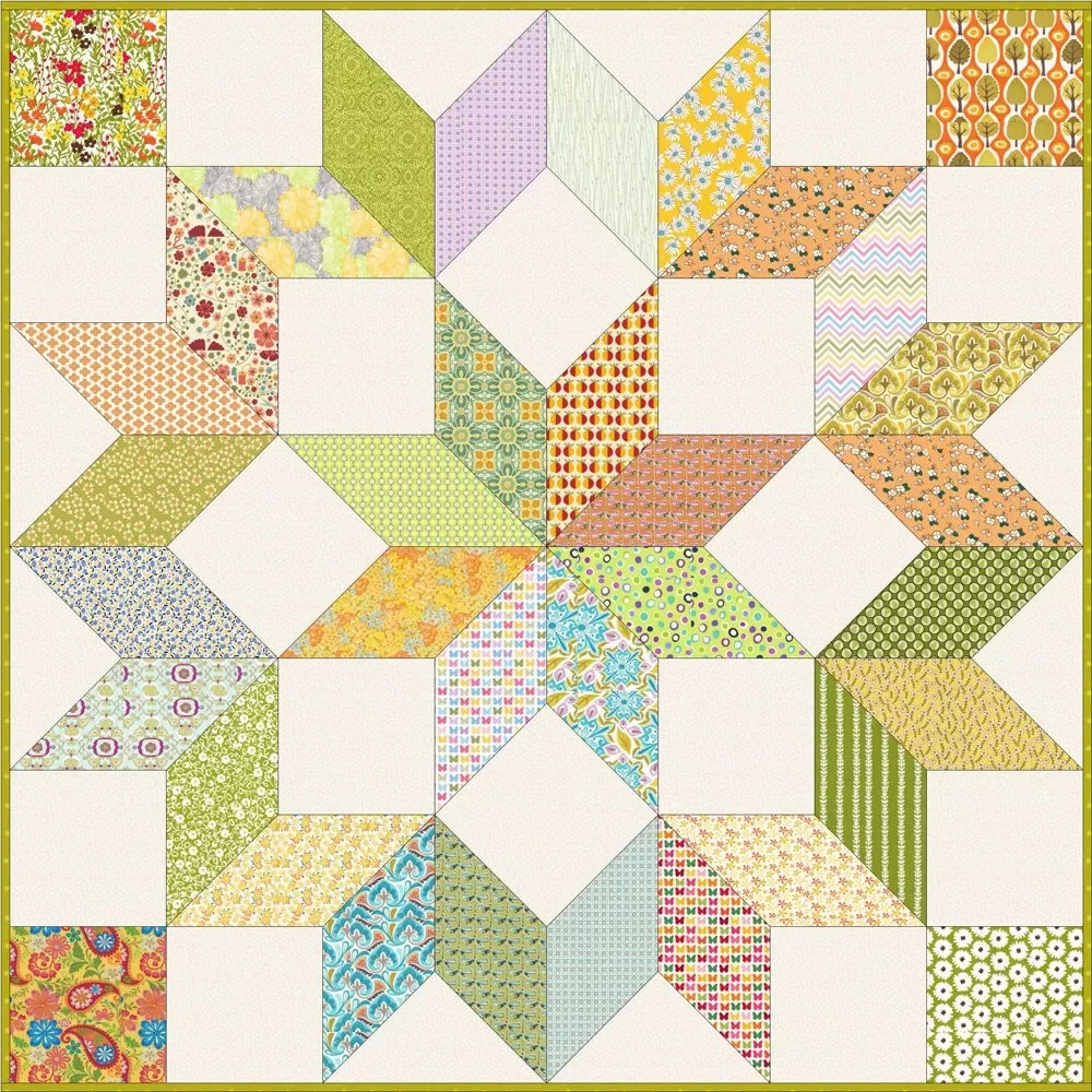 Carpenters Wheel 18&amp;quot; Patchwork Template Meredithe Clark Signature Collection within Printable Carpenter&amp;amp;#039;s Wheel Quilt Pattern Free