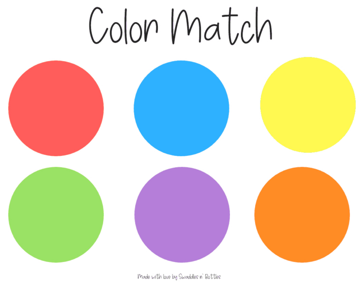 Color Matching Printable Free