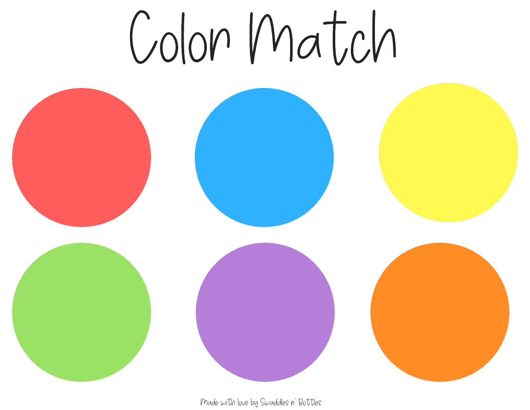 Cereal Color Match Printable - Little Learning Club regarding Color Matching Printable Free