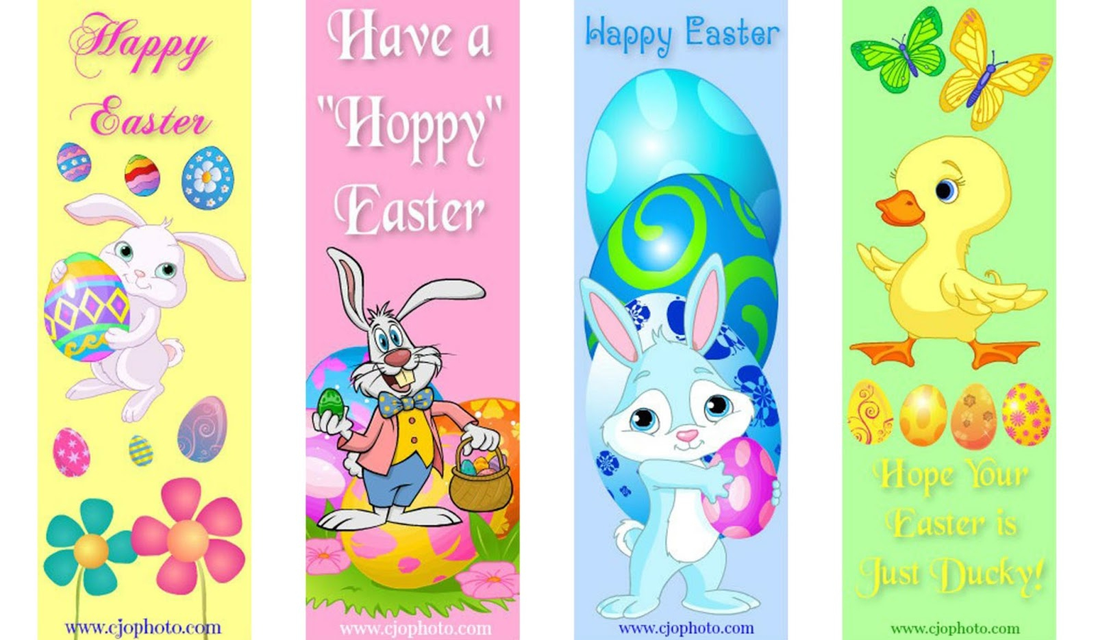 Cjo Photo: Printable Bookmarks: Easter inside Easter Bookmarks Free Printable