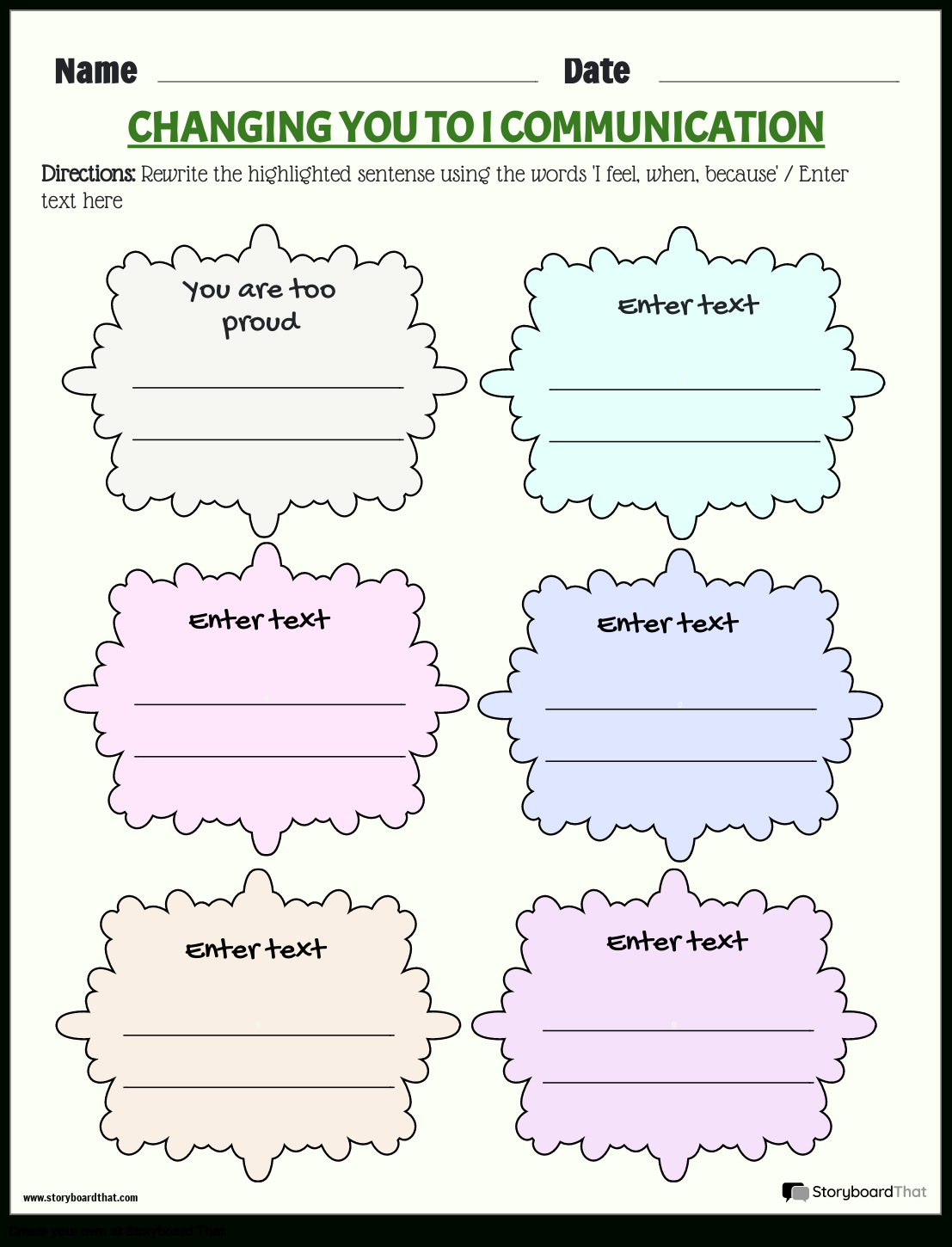 Communication Worksheets For Effective Learning within Speaking Worksheets Printable For Kids