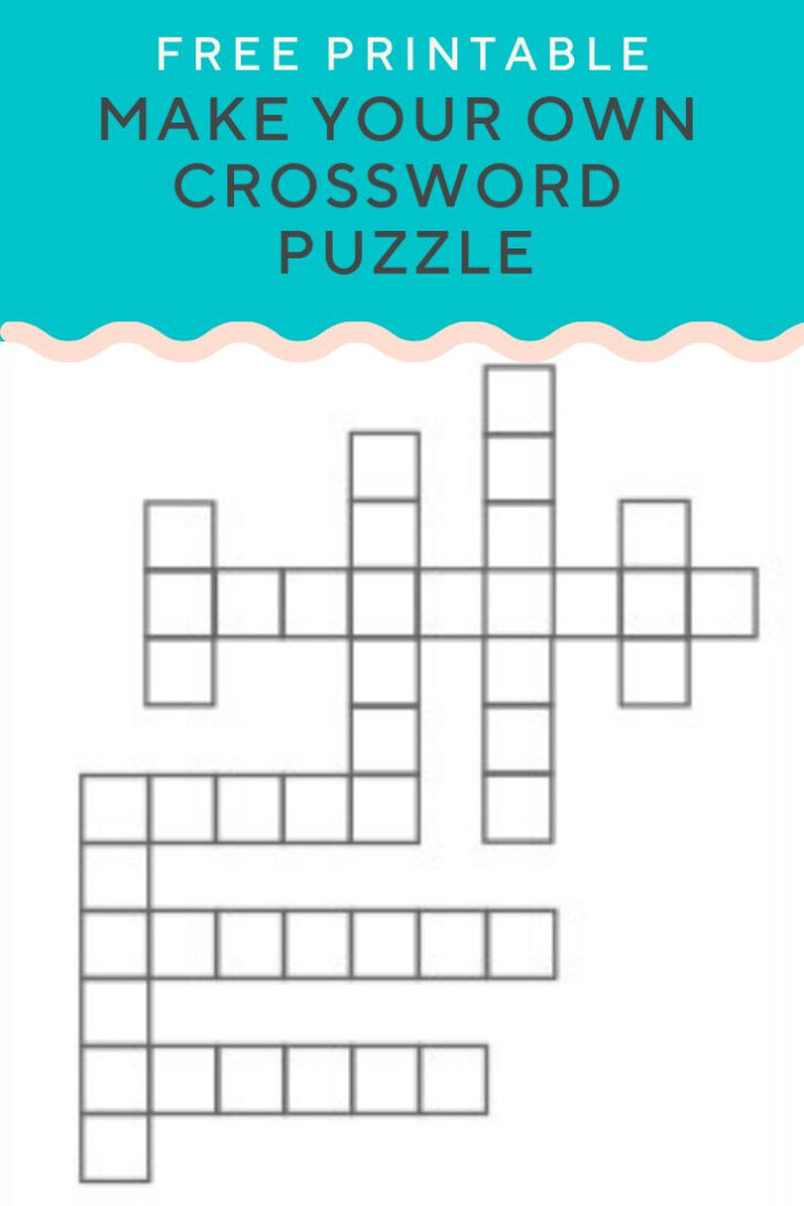 Puzzle Maker Crossword Free Printable