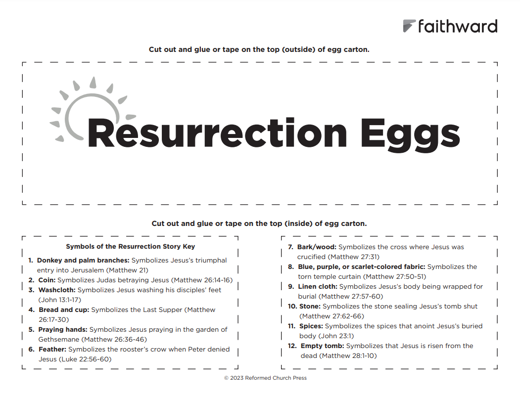 Diy Resurrection Eggs For Holy Week | Faithward inside Free Printable Resurrection Eggs Story Printable