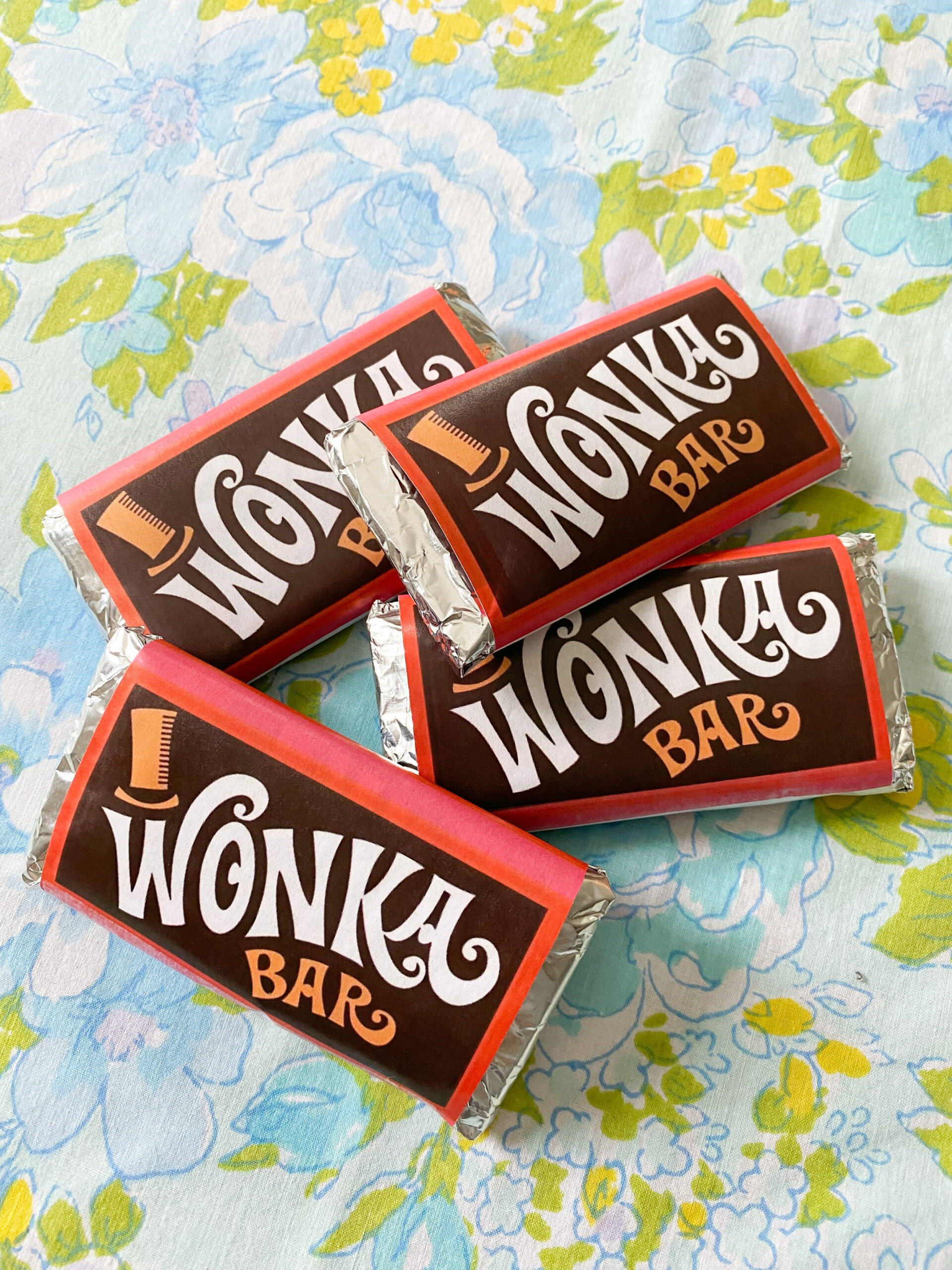 Diy Wonka Bar Craft + Free Printable — Emily Retro - Vintage And with regard to Printable Free Wonka Bar Wrapper