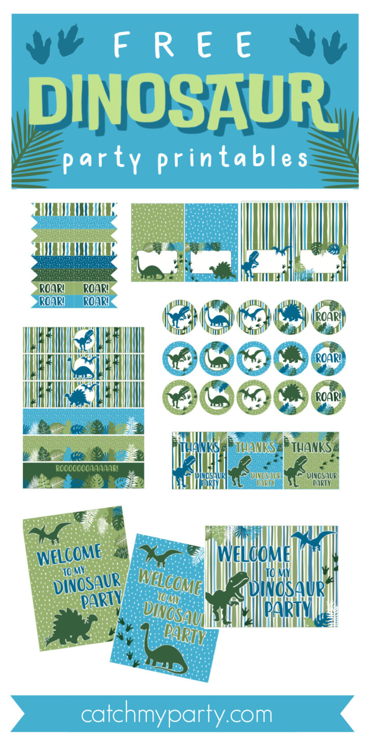 Free Printables Dinosaur Party