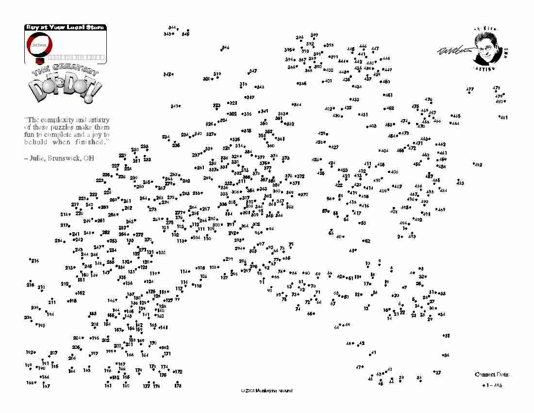 Downloadable Dot-To-Dot Puzzles within Free Dot To Dot Printables 1 500