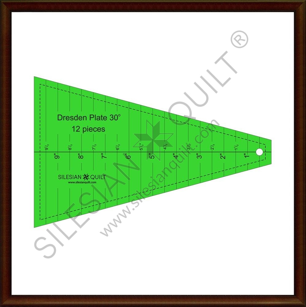 Dresden Plate 30º, 12 Blades in Free Printable Dresden Plate Template