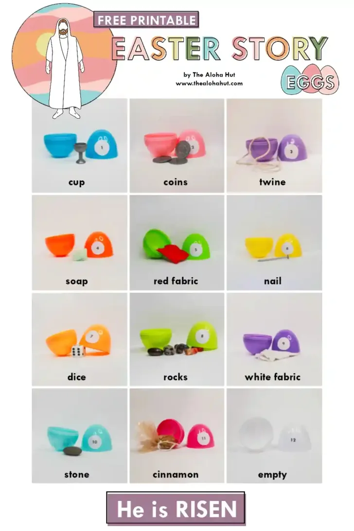 Free Printable Resurrection Eggs Story Printable