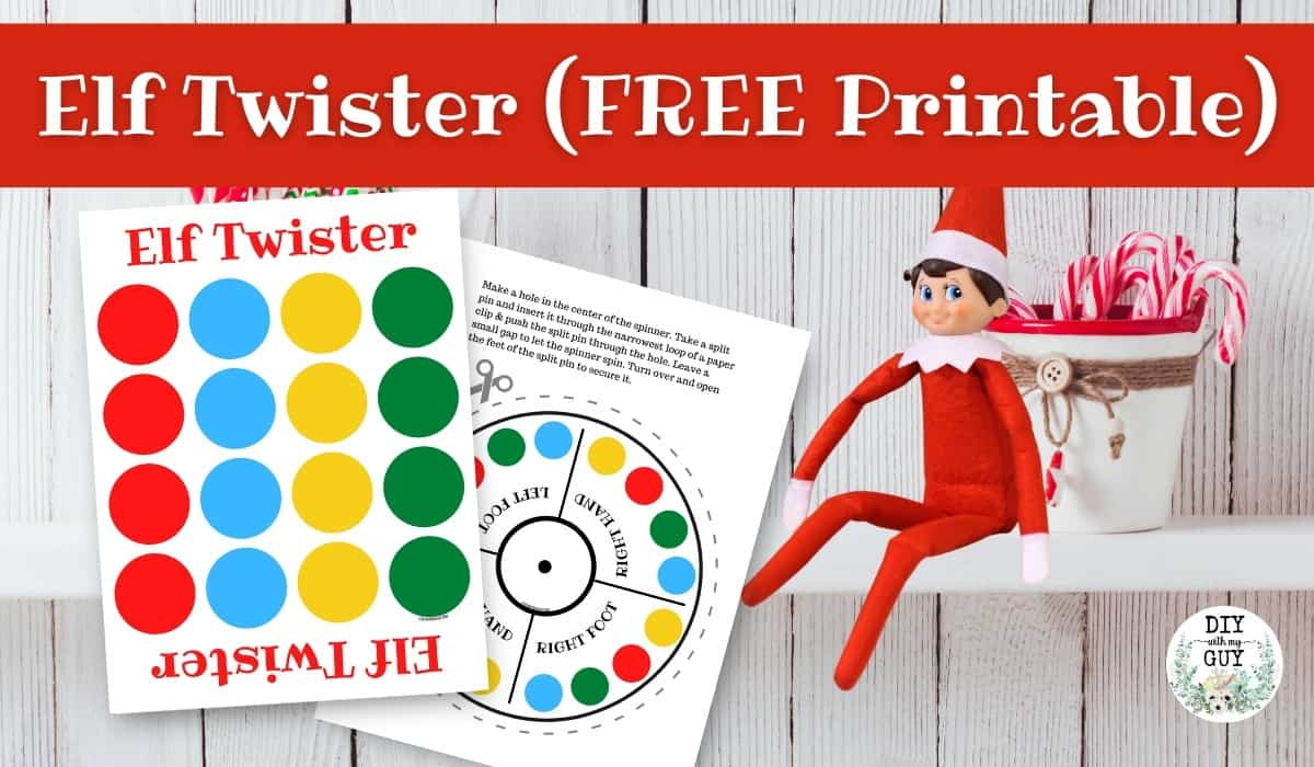 Elf Twister Free Printable - Diy With My Guy within Elf Twister Printable Free
