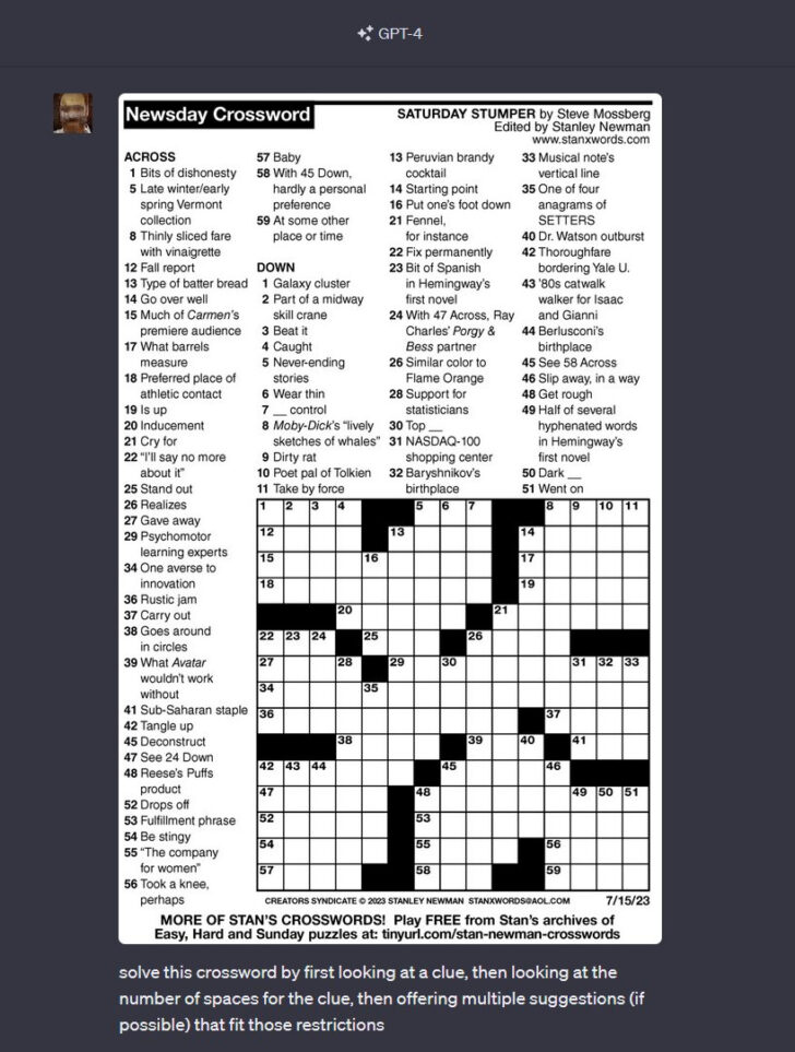 Newsday Crossword Solution Today Free Printable