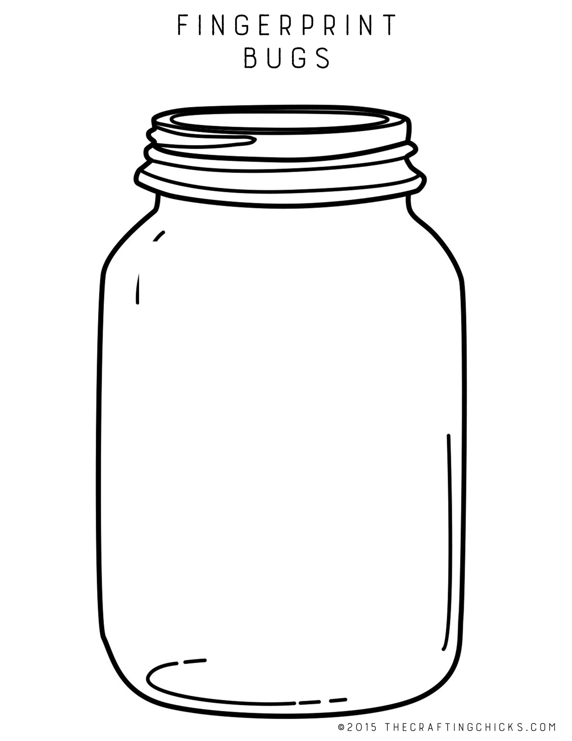 Fingerprint Bugs regarding Printable Bug Jar Template
