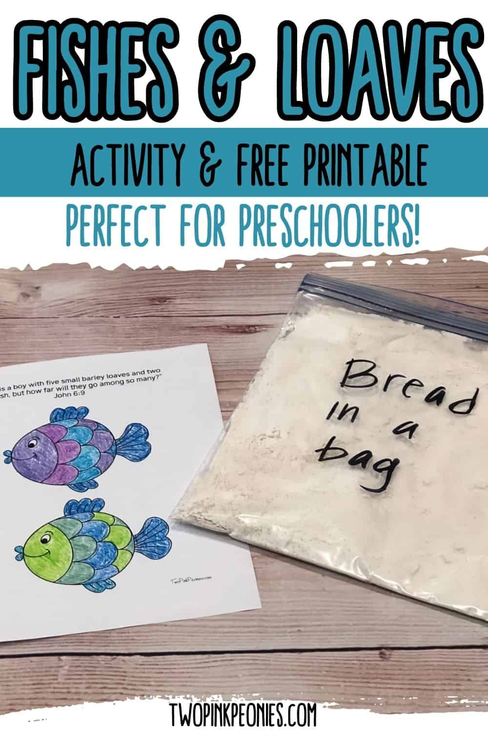 Fishes And Loaves Activity | Two Pink Peonies intended for Free Printable Loaves And Fishes Craft Activity