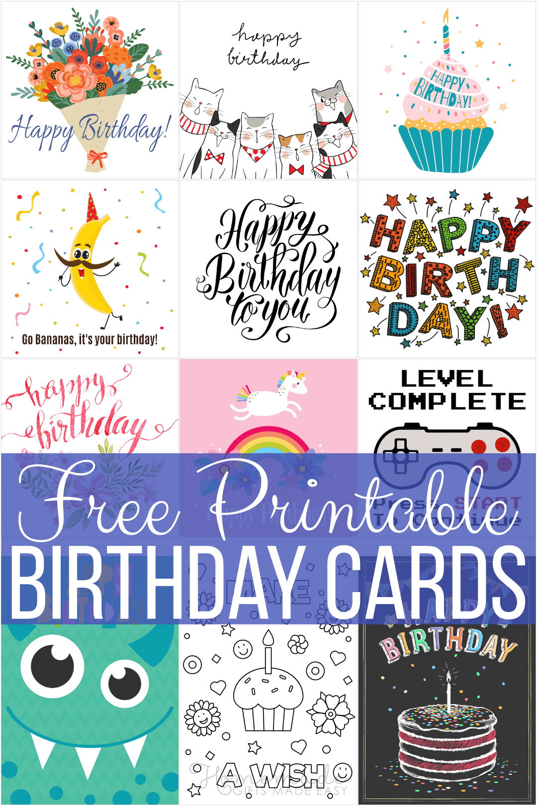 Free Printable Birthday Cards For Everyone with regard to Free Printable Birthday Card For Aunt