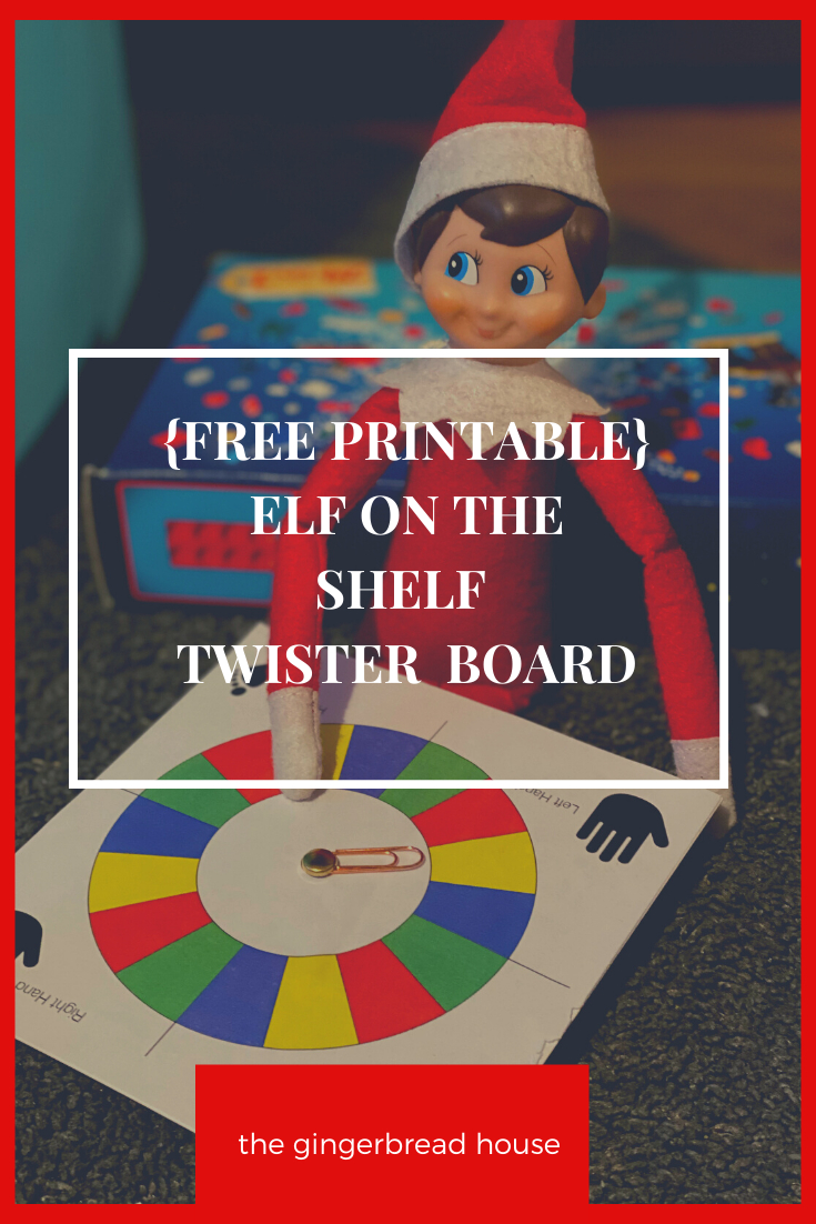 Free Printable} Elf On The Shelf Twister Game - The-Gingerbread inside Elf Twister Printable Free