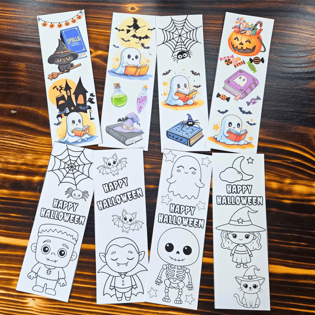 Free Printable Halloween Bookmarks - Cassie Smallwood regarding Free Printable Halloween Bookmarks