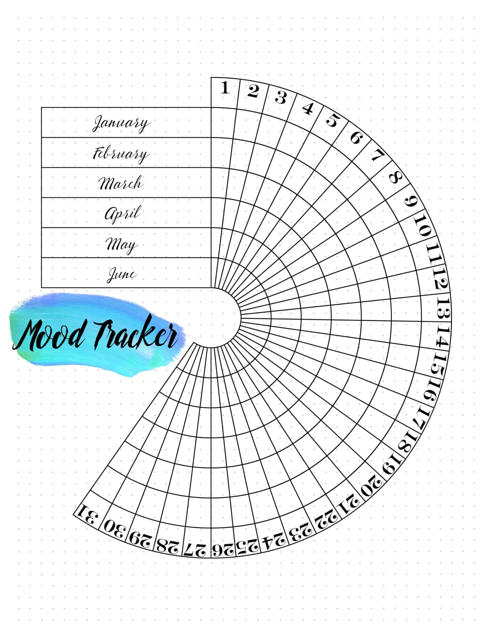 Free Printable Mood Tracker Bullet Journal + 20 Templates in Free Printable Mood Tracker Bullet Journal
