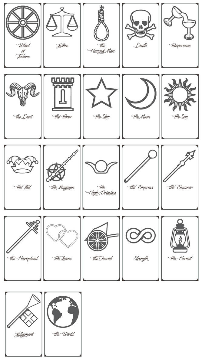 Free Printable Tarot Cards!Keniakittykat On Deviantart inside Fortune Teller Cards Printable