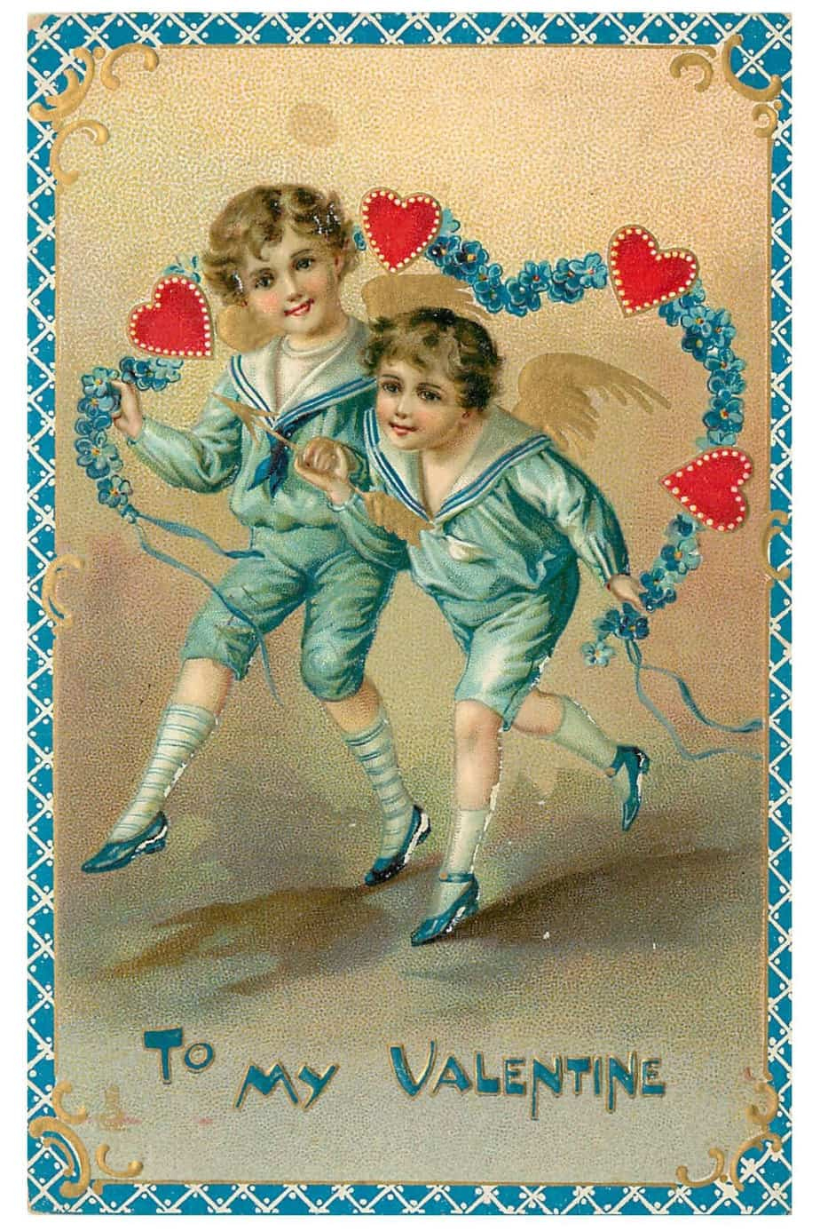 Free Printable Vintage Valentines - Salt In My Coffee for Free Printable Vintage Valentine Cards