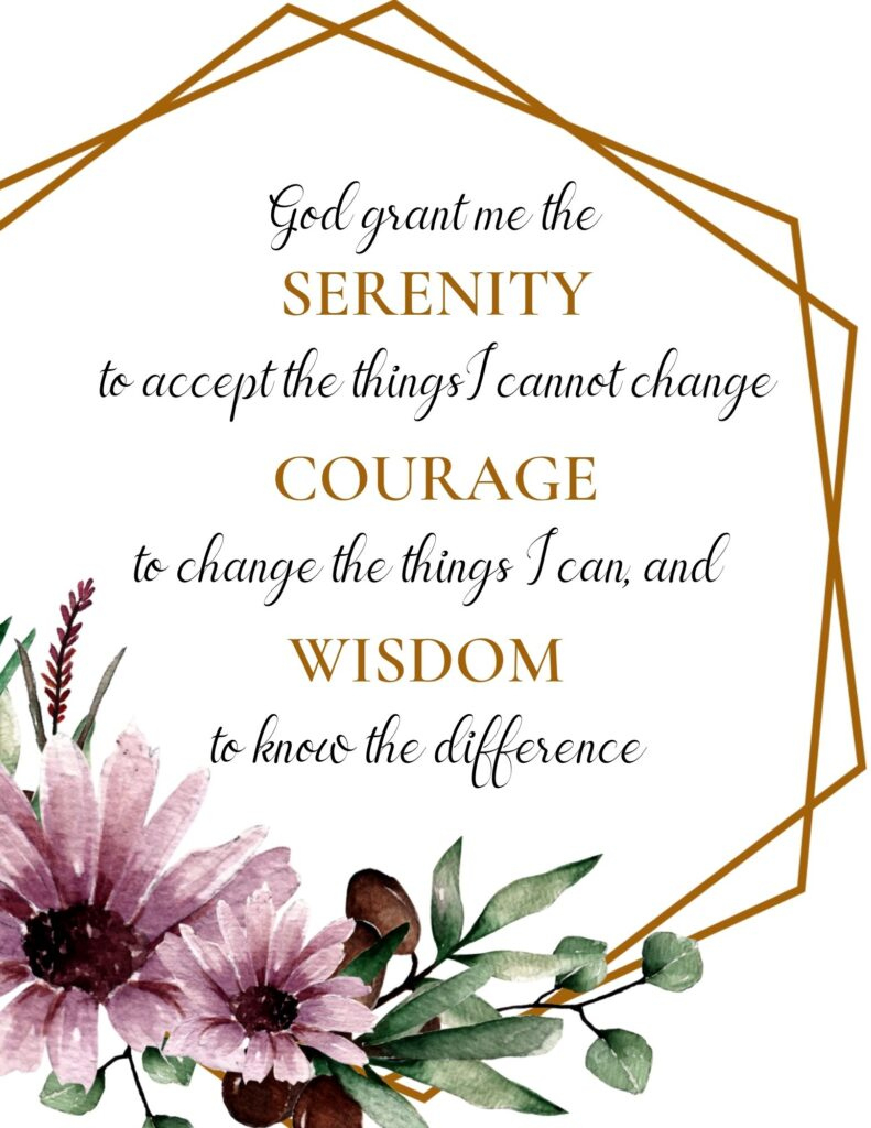 Free Serenity Prayer Printables with regard to Serenity Prayer Printable Free Download