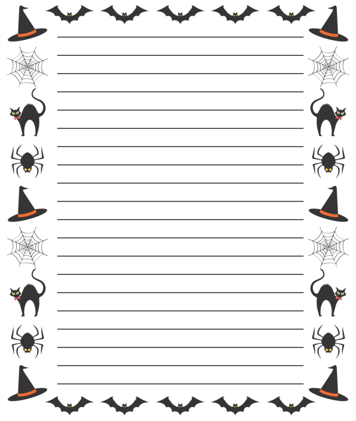 Halloween Printable Writing Paper
