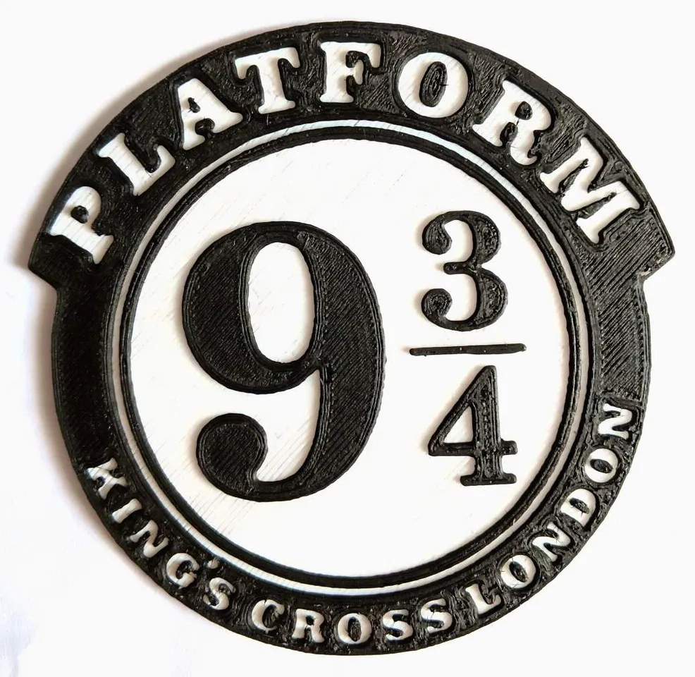 Harry Potter: Platform 9 &amp;amp; Three Quarter - Plaque &amp;amp; Keyring Von with regard to Harry Potter 9 3 4 Sign Printable