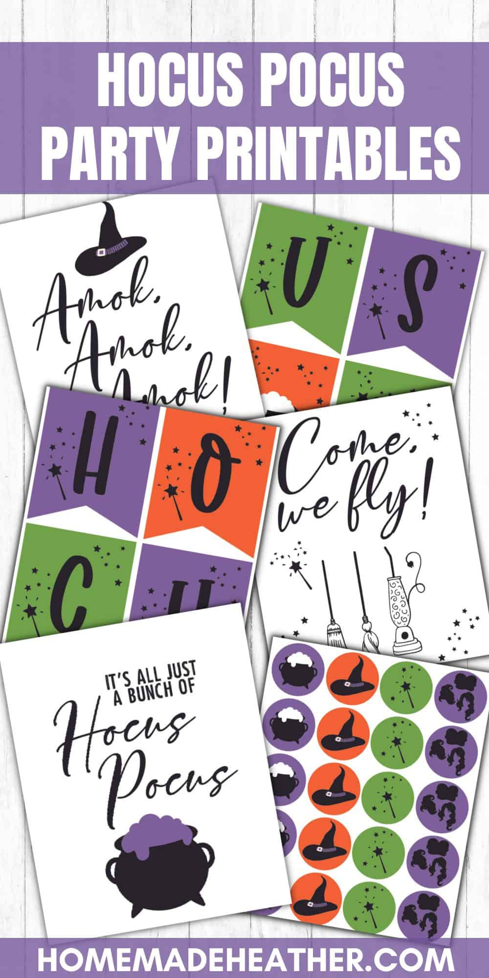 Hocus Pocus Party Printables » Homemade Heather in Hocus Pocus Free Printables