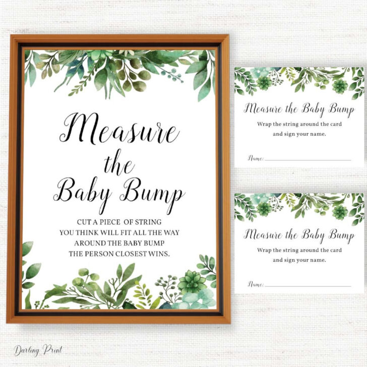 Measure Mommy’s Belly Free Printable