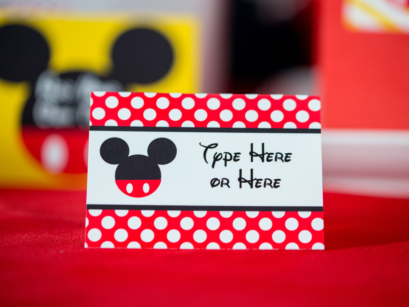 Mickey Mouse Food Labels regarding Mickey Mouse Food Labels Free Printables