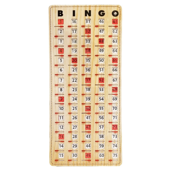 Mr Chips Bingo Cards
