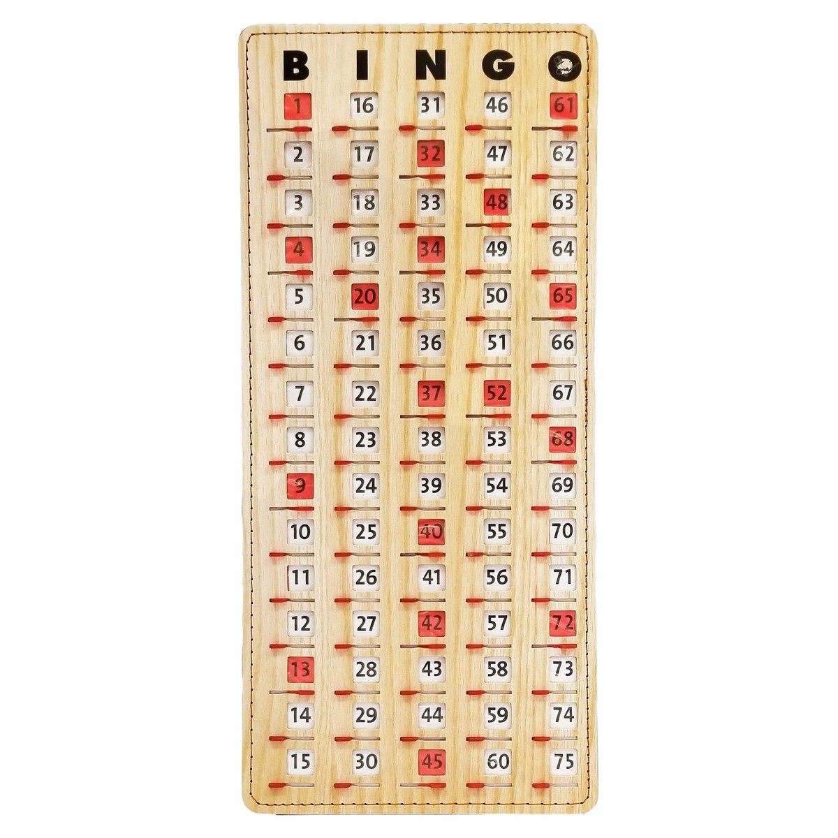 Mr Chips Jam-Proof Finger Tip Master Bingo Card With Sliding intended for Mr Chips Bingo Cards