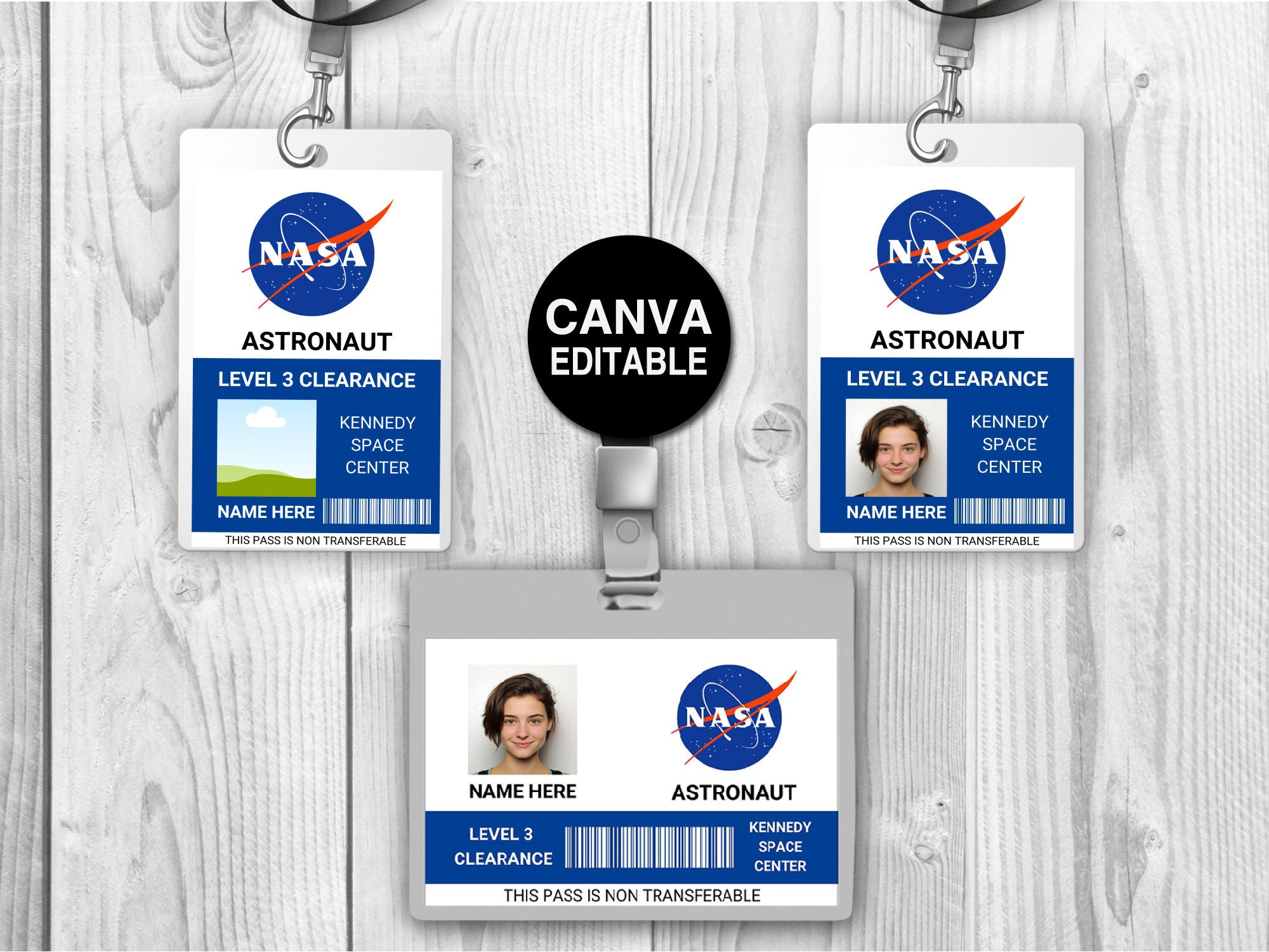 Nasa Astronaut Id Badge Vorlage, Namensschild, Space Astronaut with Free Printable Nasa Id Badge Template