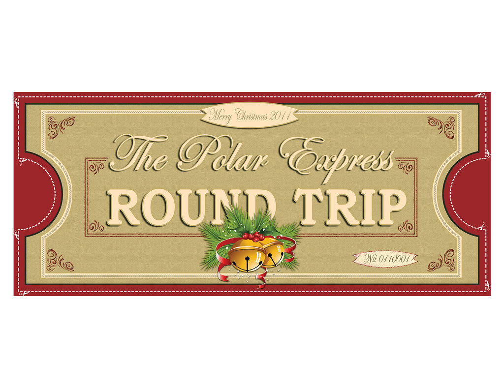 Polar Express Ticket Front 1Up 8.5X11 | Free Printable Polar… | Flickr within Polar Express Ticket Printable Free