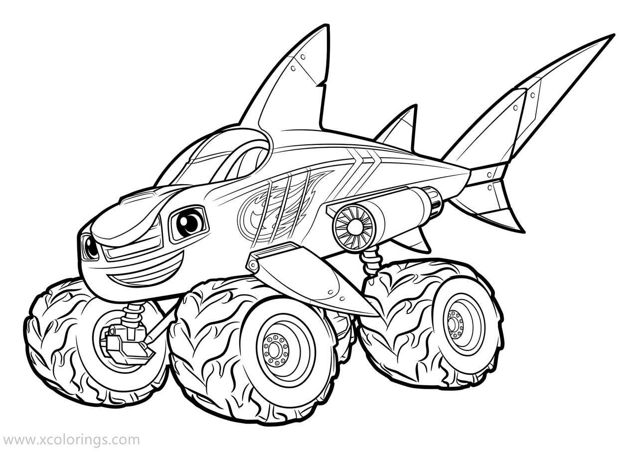 Printable Blaze And The Monster Machines Coloring Pages Pdf intended for Blaze Colouring Pages Printable