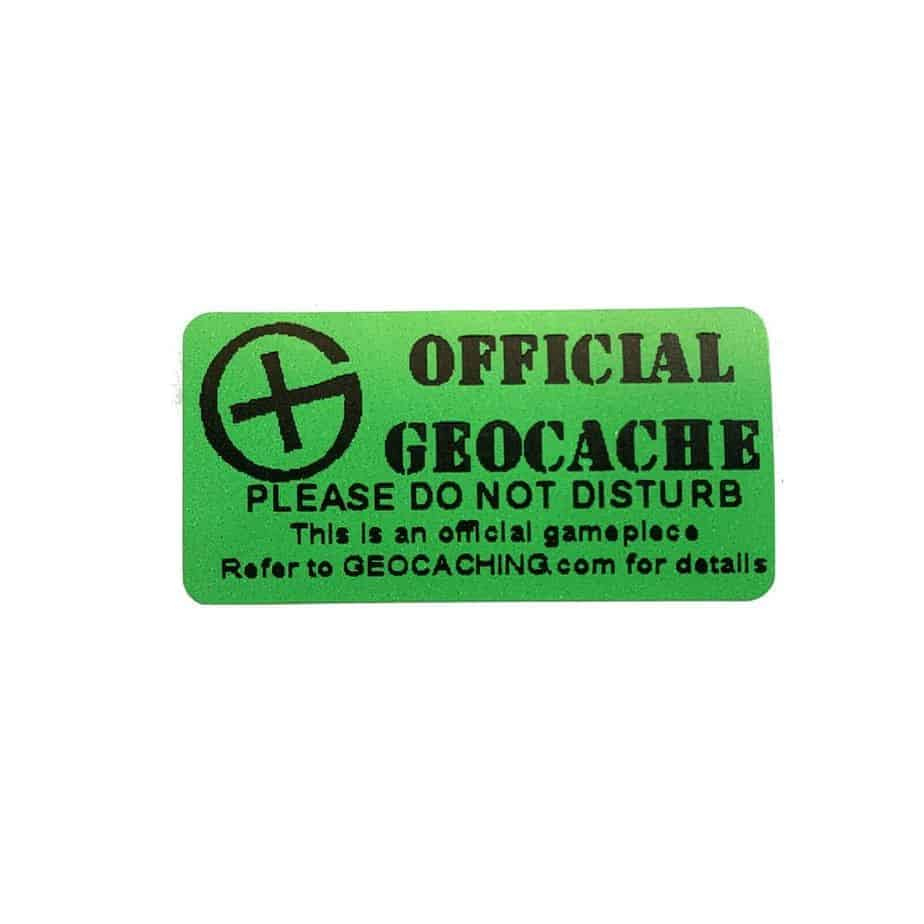 Small &amp;amp; Micro Geocache Label Sticker For Geocache Hide Weather in Geocache Label Free Printable