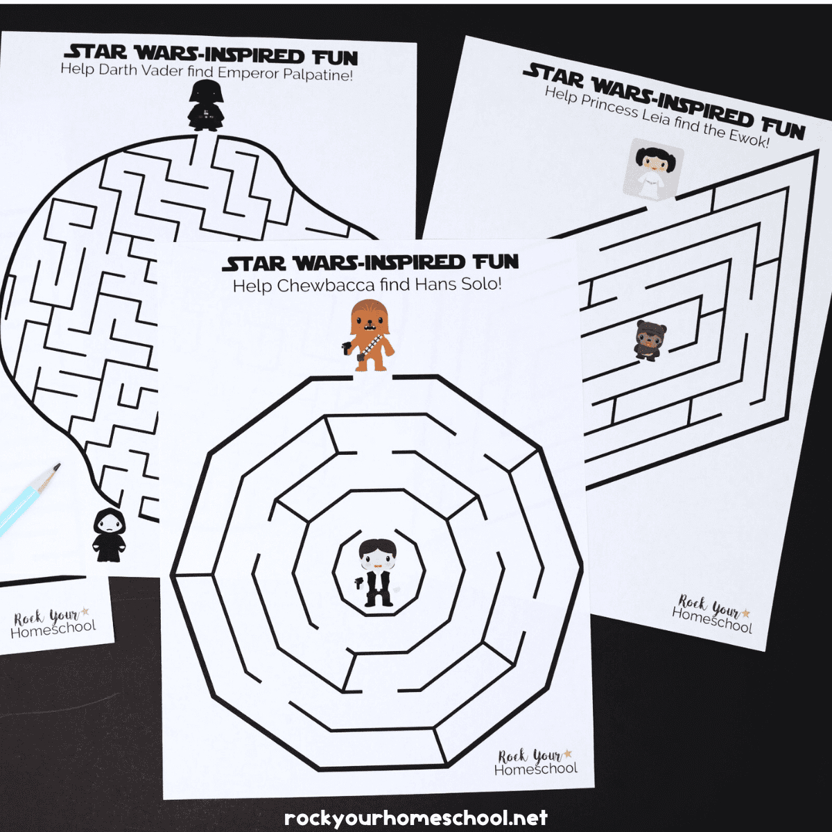 Star Wars-Inspired Mazes For Stellar Fun Activities (7 Free) intended for Printable Star Wars Maze