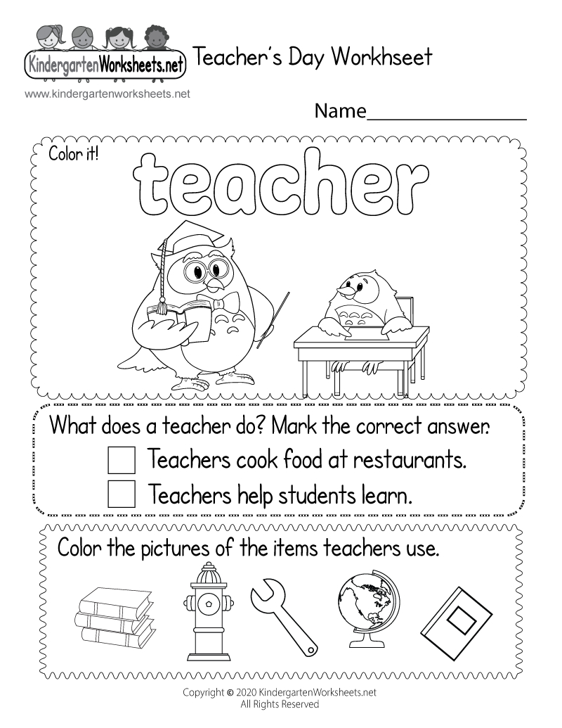 Teacher&amp;#039;S Day Worksheet - Free Printable, Digital, &amp;amp; Pdf within Free Printable Worksheets For Teachers