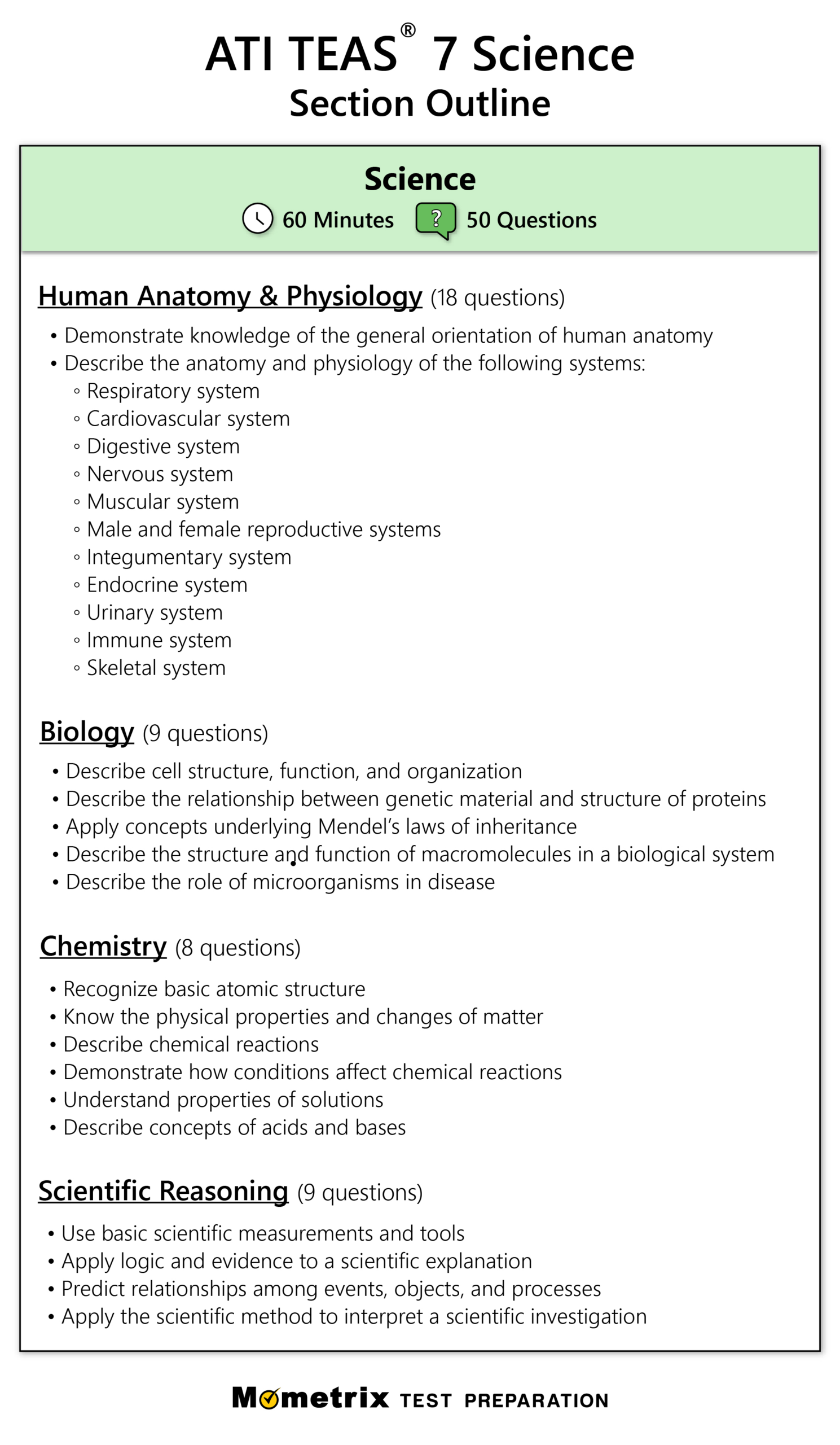 Teas 7 Science Practice Test (Updated 2025) in Printable Worksheets For Teas Test