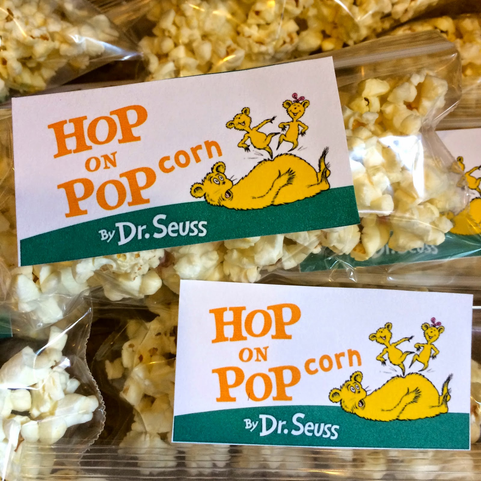 The Pregnant Pastor: Easy, Cheap Dr. Seuss Week Snack for Hop On Pop Popcorn Free Printable