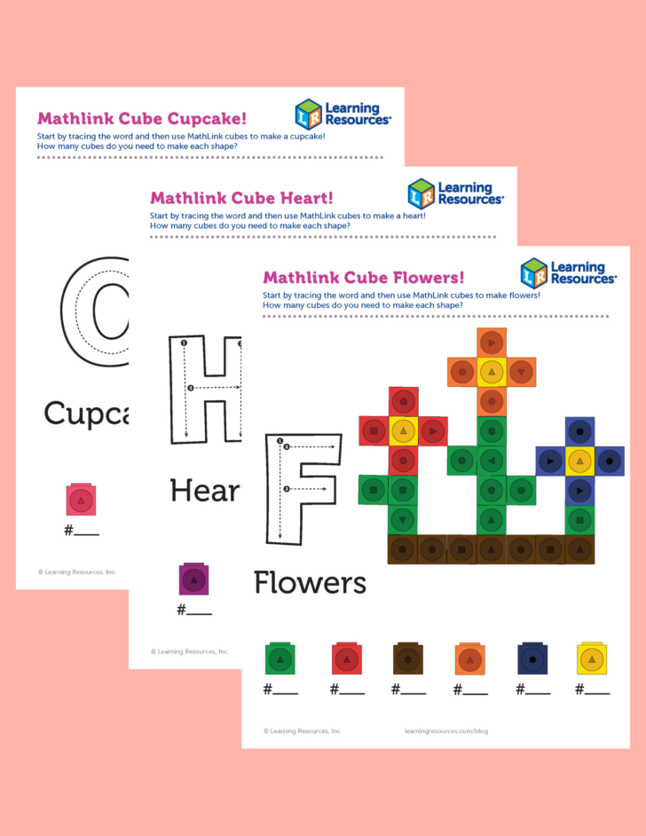 Mathlink Cubes Free Printables