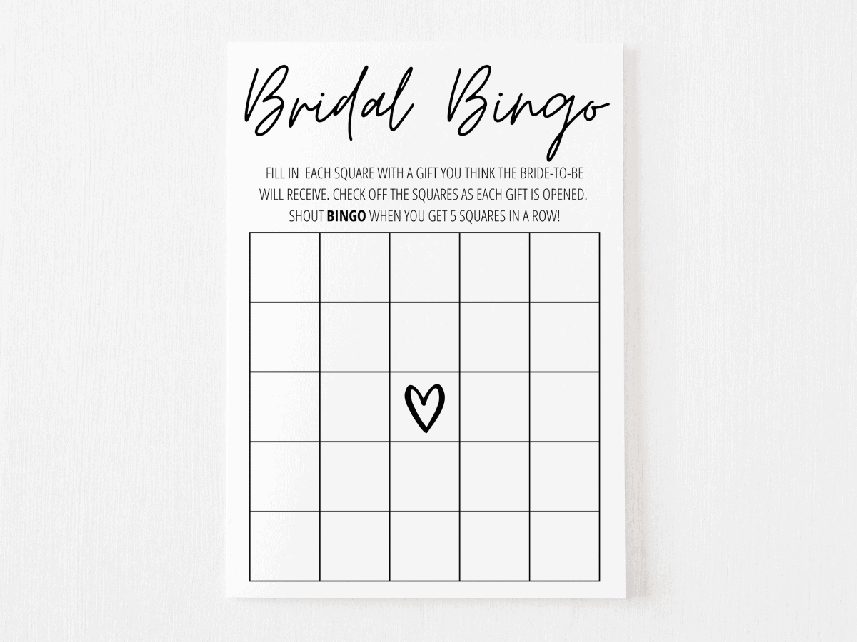 12 Free Printable Bridal Shower Games | Modern Moh pertaining to Free Printable Bridal Shower Bingo Cards